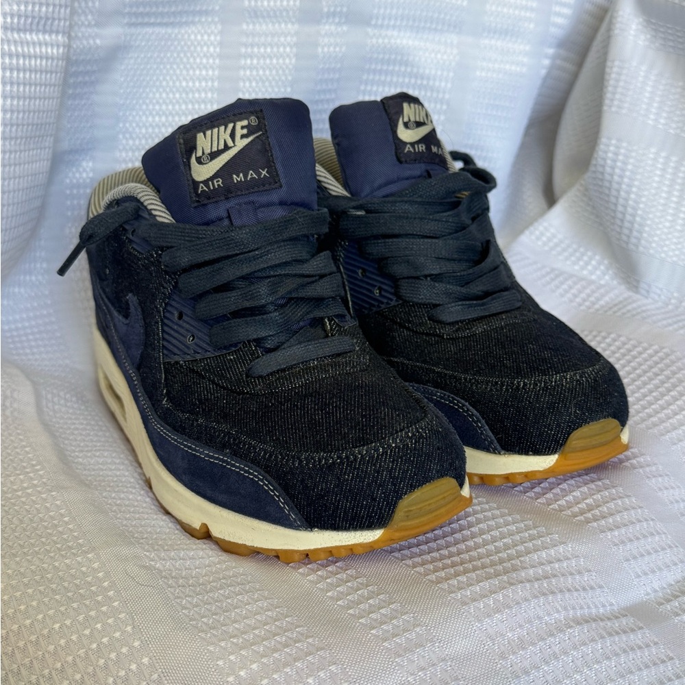 Nike Air Max Denim and Suede Sneakers